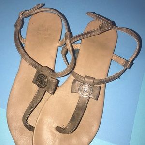 Nude brown sandals